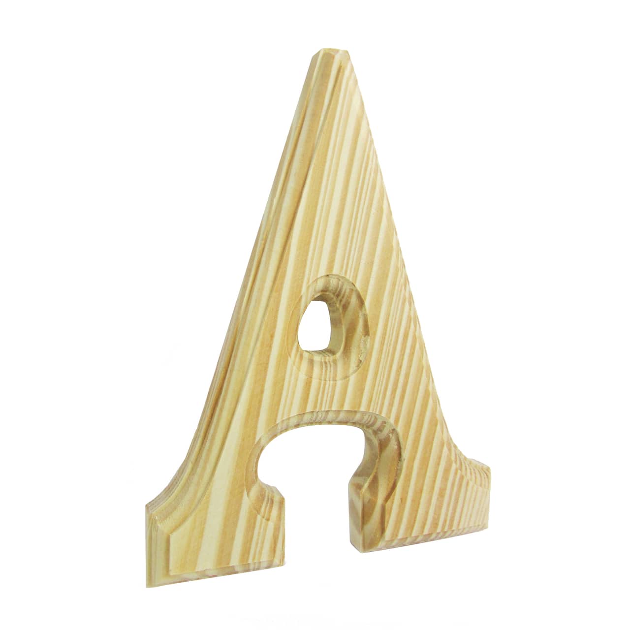 6 Unfinished Wood Letter by ArtMinds®